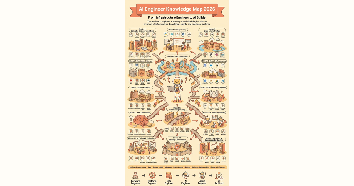 AI Engineer Knowledge Map 2026：从 Infra 到 AI Builder | Diors.tech
